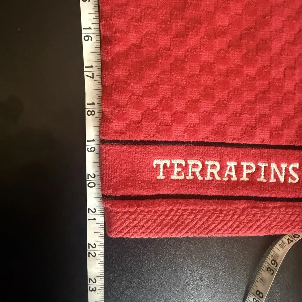 Maryland Terrapins Premium Embroidered Team Golf Towel‎ Collegiate Licensed